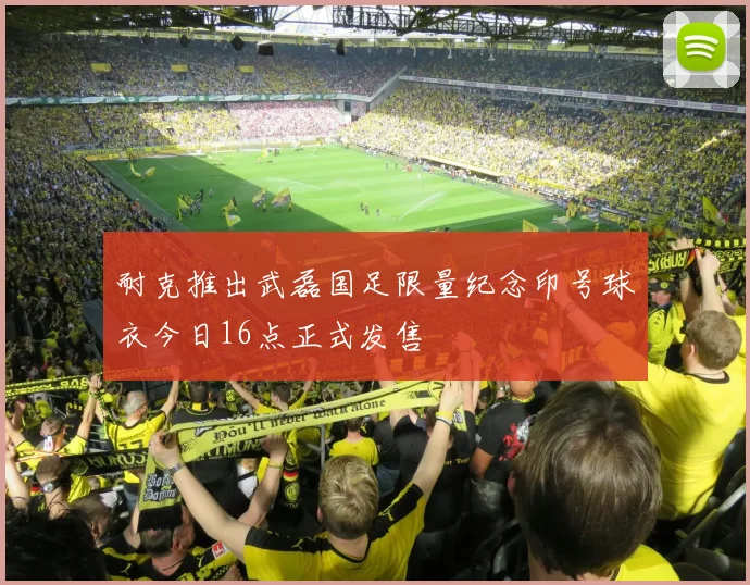 耐克推出武磊国足限量纪念印号球衣今日16点正式发售